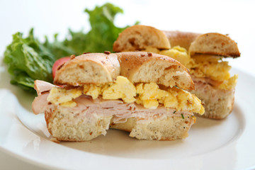 Scrambled Egg Bagel
