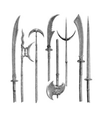 Naklejka premium China : Ancient Weapons - Armes anciennes