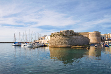 Angevine-Aragonese Castle. Gallipoli. Puglia. Italy.