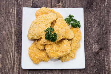 Plate with Chicken Nuggets