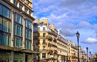 Immeubles d'une grande rue