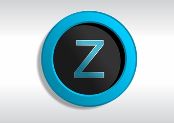 Botão com a Letra Z