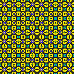 Ornate Green and Yellow Pattern