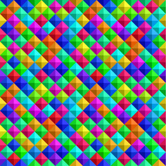 Bold Colorful 3-d Background
