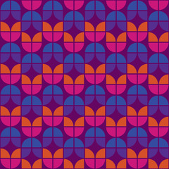 Seamless Colorful Retro Pattern