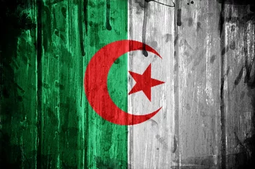 Gardinen Flagge von Algerien © maticsandra