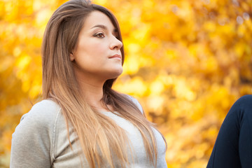 Autumn woman