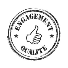 Logo engagement qualité.