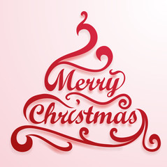 Merry Christmas Lettering