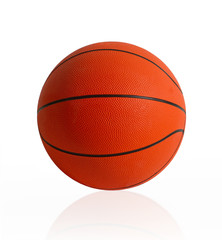 Fototapeta premium Basket and basketball the world favorite sports isolated