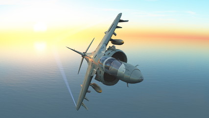 Naklejka premium 戦闘機