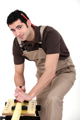 Carpenter sanding