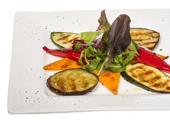 Grilled vegetables (zucchini, eggplant, peppers,)