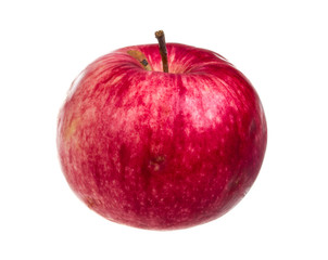 Red apple isolated on white background