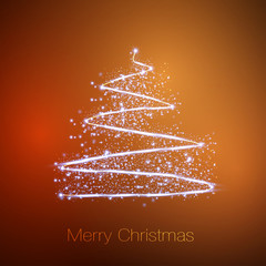 Merry christmas tree, eps10