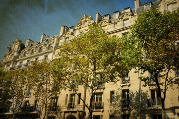old-fashioned paris france