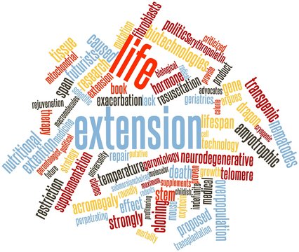 Word cloud for Life extension