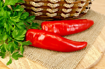 Peppers hot on the board