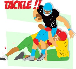 American Football Tackle