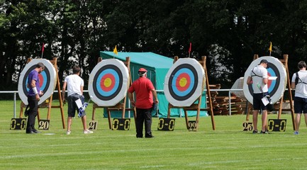les cibles au tir à l'arc