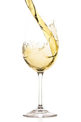 white wine splash