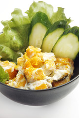 カボチャのサラダ