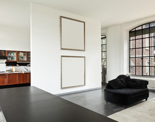 beautiful house, interior, view of the dining table