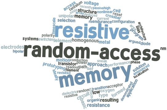 Word cloud for Resistive random-access memory