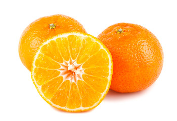 Fresh tangerine fruits