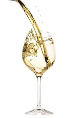white wine splash