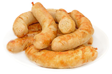 Grilled chicken sausages