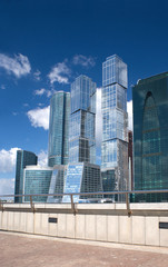 Moscow City Business Centre buildings in Moscow Russia