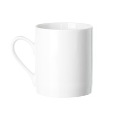 white cup isolated
