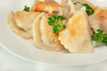 Pierogi.Polish christmas dish