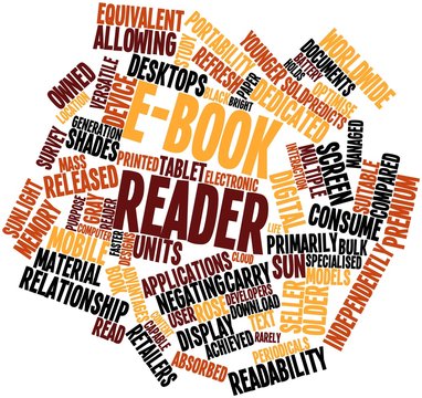 Word cloud for E-book reader