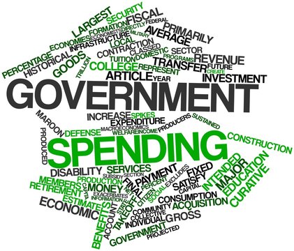 Word cloud for Government spending