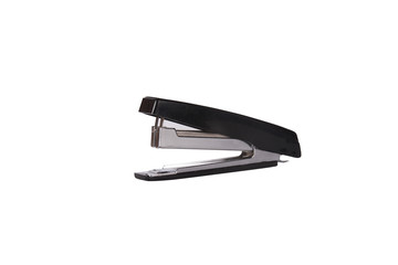 Black professional stapler isolated