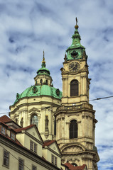 Fototapeta na wymiar The Church of Saint Nicholas, Prague