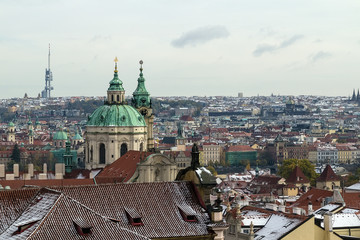 Fototapeta premium Kind to Prague from the Prague castle