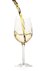 white wine splash