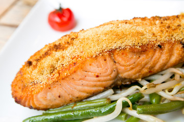 grilled salmon