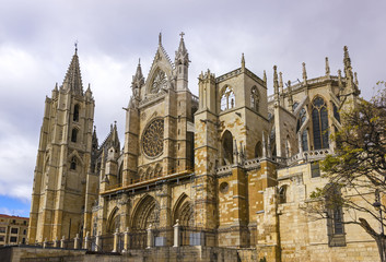 Fototapeta na wymiar Katedra Leon