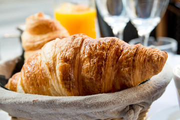 fresh croissant