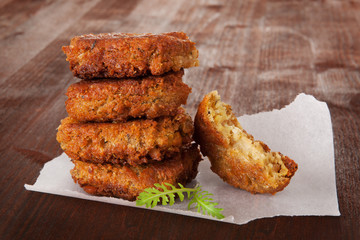 Falafel background.