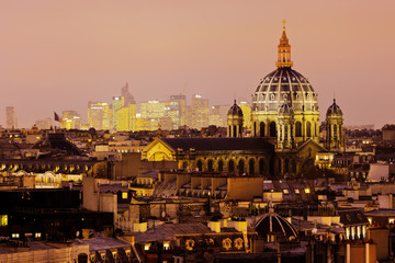 Fototapeta premium nächtliches Panorama von Paris