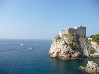 Fototapeta na wymiar Dubrovnik, obronne ćmy