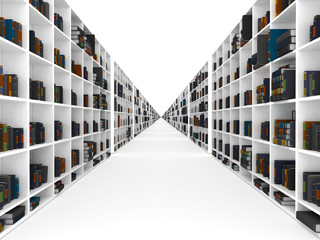 Bookshelves inifinity