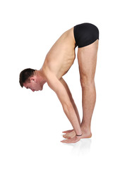 Fototapeta na wymiar yoga position