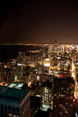 Chicago Skyline at Night