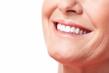 Happy woman smile.
